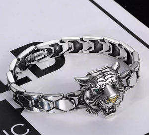 S925 Silver Tiger Bracelet Fearless™ Tiger-Universe