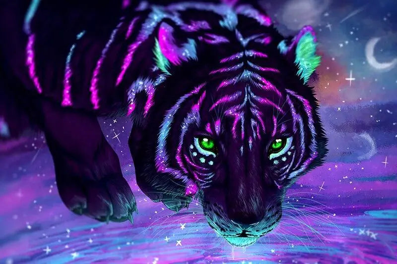 1000 PIECE PUZZLE ASTRAL TIGER Tiger-Universe