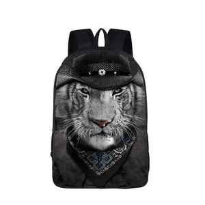 3D COWBOY TIGER HEAD BACKPACK Tiger-Universe