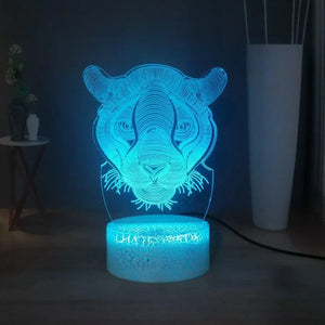 3D HOLOGRAM TIGER LAMP Tiger-Universe