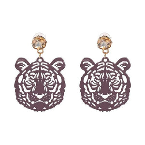 ANTIQUE TIGER EARRINGS