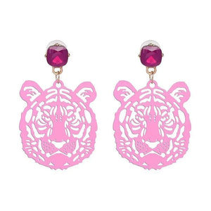 ANTIQUE TIGER EARRINGS