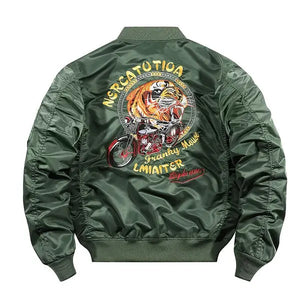 BLACK TIGER BOMBER JACKET Tiger-Universe