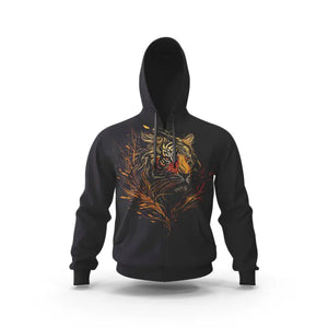 BLACK & WHITE TIGER HOODIE Tiger-Universe