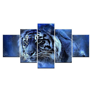 BLUE ICED TIGER WALL ART Tiger-Universe