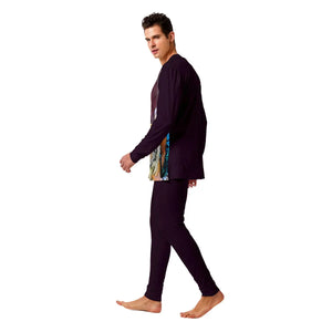 Burgundy Tiger King Pajamas Tiger-Universe