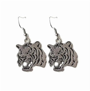 CHINESE WHITE TIGER EARRINGS