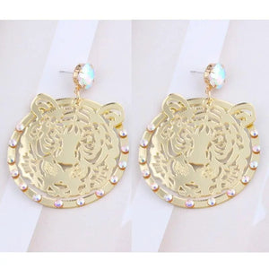 COLORFUL TIGER EARRINGS