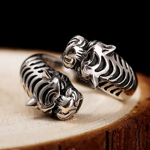 DOUBLE HEADED TIGER RING Tiger-Universe