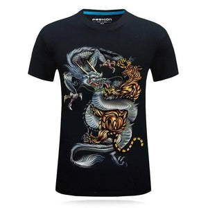 DRAGON AND TIGER T-SHIRT Tiger-Universe
