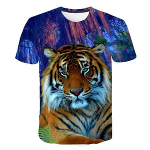 ENCHANTED BENGAL TIGER PRINT T-SHIRT Tiger-Universe