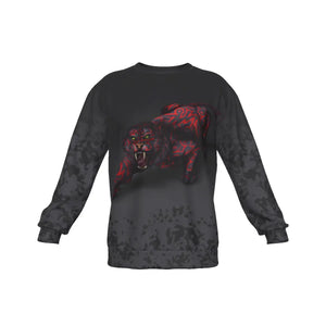 Evil Grey Tiger Sweatshirt Tiger-Universe