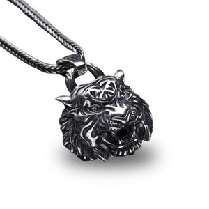 FEROCIOUS SILVER TIGER NECKLACE Tiger-Universe