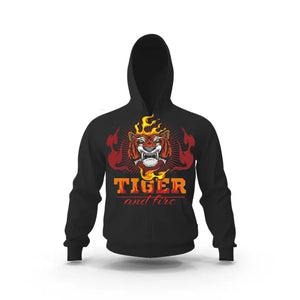FLAMMING TIGER HOODIE Tiger-Universe