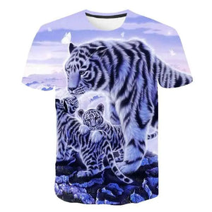 GIANT TIGER WHITE T SHIRT Tiger-Universe