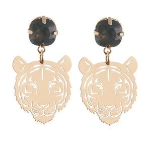 GIRL TIGER EARRINGS