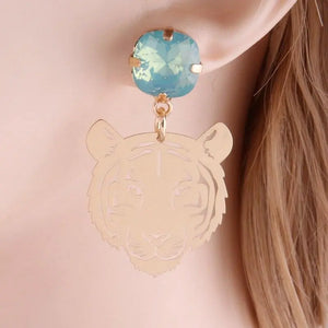 GIRL TIGER EARRINGS