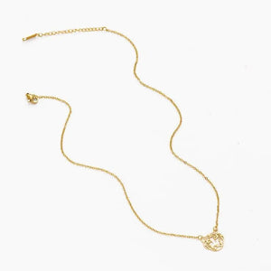 GOLDEN TIGER FACE NECKLACE Tiger-Universe