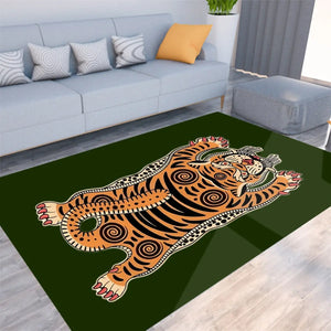 GREEN TIGER RUG Tiger-Universe