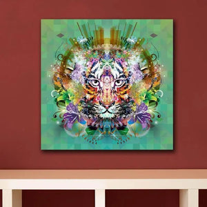 HINDU TIGER PAINTING Tiger-Universe