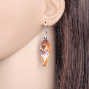 MOUNTAIN TIGER EARRINGS