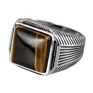 Men Tiger Eye Ring Tiger-Universe