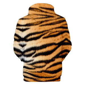 ORANGE TIGER STRIPE HOODIE Tiger-Universe