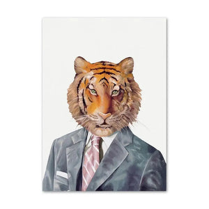 PAINTING TIGER GENTLEMAN Tiger-Universe