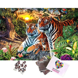 PUZZLE TIGER IN THE JUNGLE Tiger-Universe