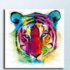 RAINBOW TIGER PAINTING Tiger-Universe