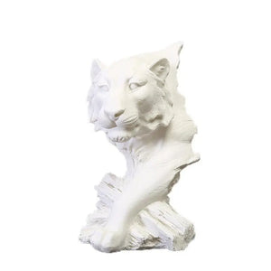 ROMAN WHITE TIGER SCULPTURE Tiger-Universe