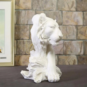 ROMAN WHITE TIGER SCULPTURE Tiger-Universe