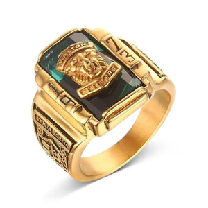 ROYALTY GOLD TIGER SIGNET RING Tiger-Universe
