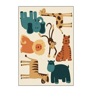 RUG ANIMALS OF THE JUNGLE Tiger-Universe