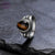 S925 Silver Tiger Eye Ring Design Tiger-Universe