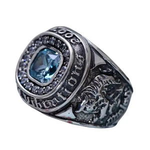 SILVER TIGER MENS RING AZURO Tiger-Universe