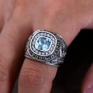 SILVER TIGER MENS RING AZURO Tiger-Universe