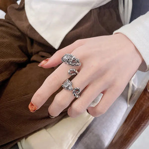 SILVER TIGER RING DESIGN FOR WOMAN Tiger-Universe