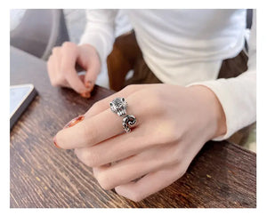 SILVER TIGER RING DESIGN FOR WOMAN Tiger-Universe