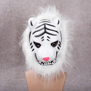 SNEAKY WHITE TIGER HEAD MASK Tiger-Universe