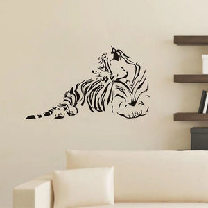 STICKER TIGER LYING Tiger-Universe