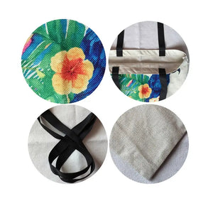 SY0062 Cool Tiger Print Women Hand Bag Large Capacity Shopping Bags Colorful Oil Painting Shoulder Bags for School Travel Tiger-Universe