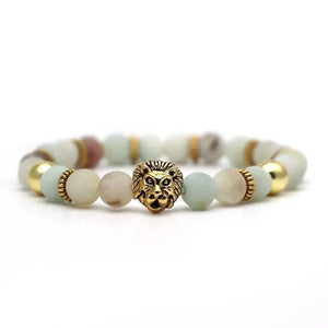 TIGER EYE BRACELET EFFIGY LION