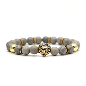 TIGER EYE BRACELET EFFIGY LION