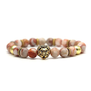 TIGER EYE BRACELET EFFIGY LION