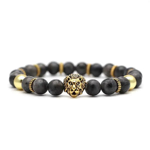 TIGER EYE BRACELET EFFIGY LION