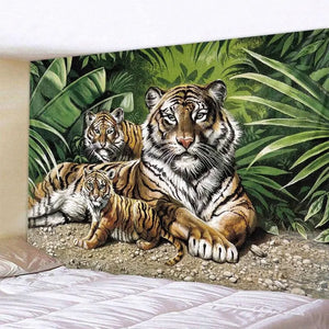 TIGER OF THE JUNGLE TAPESTRY PICTURE Tiger-Universe