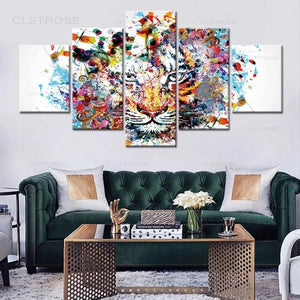 TIGER PAINTING EXPLOSIVE COLORS Tiger-Universe