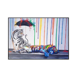 TIGER PAINTING MODERN ART Tiger-Universe