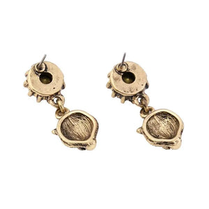 TIGER RUBY EARRINGS